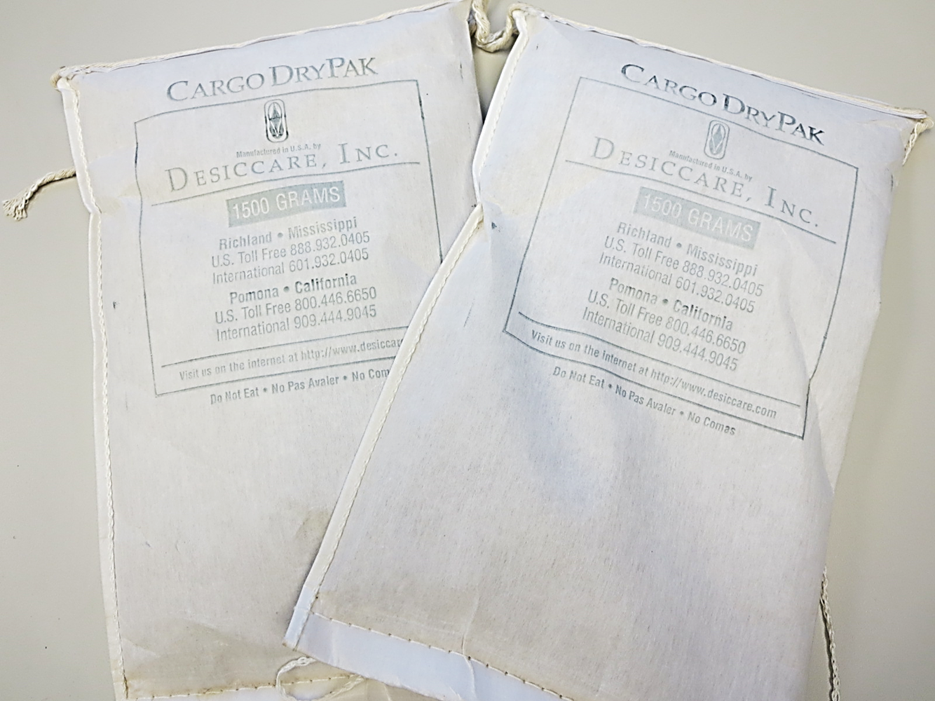 Desiccare CARGO DRY PAKS 1500 gram Moisture Absorber Bags